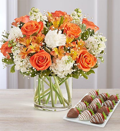 Sweet Citrus™ Bouquet with Strawberries